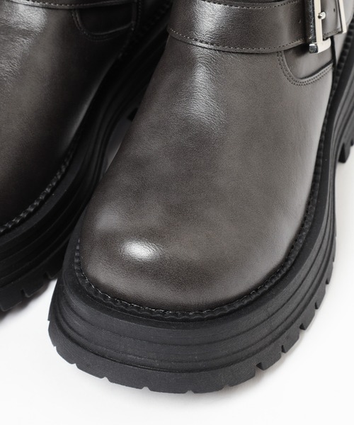 PAGEBOY（ページボーイ）の「アソートエンジニアブーツ（ブーツ・レディース・ブラック/グレー・LARGE/MEDIUM）」の21枚目の写真