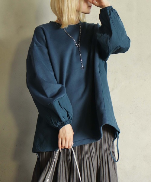 【セール】キルティング切替プルオーバー（Tシャツ/カットソー）｜BITTOKO（ビットコ）