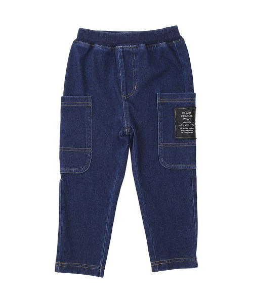 DILASH(ディラッシュ)の「カットソーデニムパンツ(デニムパンツ・キッズ・サックスブルー/ブルー・90/100/140/130/120/110/80)」の4枚目の写真