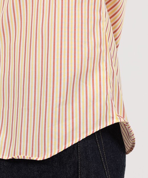 INDIVIDUALIZED SHIRTS(インディビジュアライズドシャツ)の「INDIVIDUALIZED SHIRTS SUBWAY STRIPE コットン B.D.シャツ(シャツ/ブラウス・メンズ・イエロー系その他2・M)」の8枚目の写真