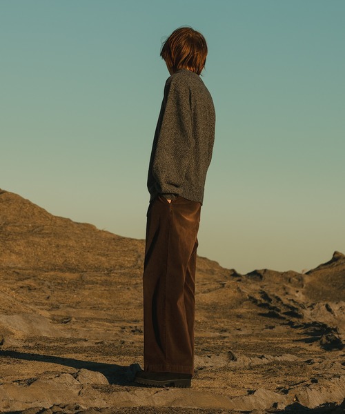 WETTEMPT(ウィテンプト)の「MERANGE KNIT POLO / メランジニットポロ(ニット/セーター・メンズ・ブルー/チャコール・SMALL/LARGE/MEDIUM)」の11枚目の写真