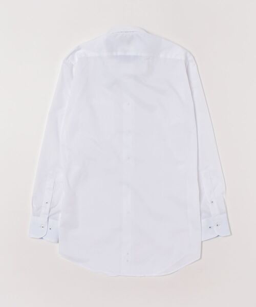 TAKA-Q（タカキュー）の「【形態安定 吸水速乾】タカキュー ドゥエボタンダウン ビジネスドレス 長袖シャツ（ビジネスシャツ・メンズ・ホワイト・首回り37cm-裄丈80cm/首回り39cm-裄丈80cm/首回り39cm-裄丈84cm/首回り41cm-裄丈82cm/首回り41cm-裄丈86cm/首回り43cm-裄丈82cm/首回り43cm-裄丈86cm/首回り45cm-裄丈86cm）」の3枚目の写真