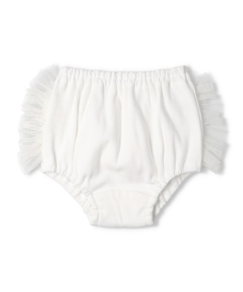 kids zoo(キッズズー)の「チュールフリル付ブルマ(その他パンツ・キッズ・その他1/オフホワイト・90/80)」の1枚目の写真