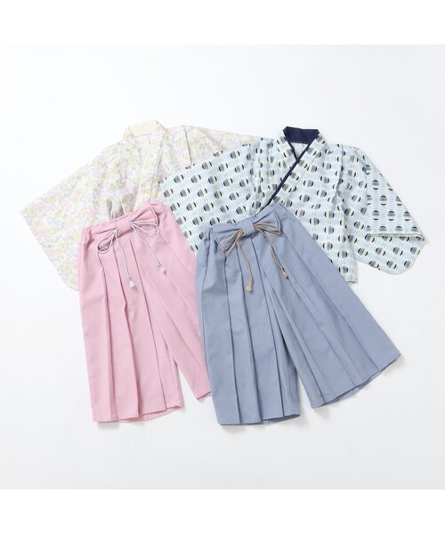 apres les cours(アプレレクール)の「【WEB限定/ジュニア対応】簡単おめかし袴セット(着物・キッズ・ブルー/ピンク・100/110/120/130/80/90/140)」の20枚目の写真
