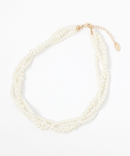 LEPSIM（レプシィム）の「【入卒式／セレモニー】アソートパールショートネック　213224（ネックレス・レディース・ホワイト/オフホワイト/ホワイト系その他・ONE SIZE）」の10枚目の写真
