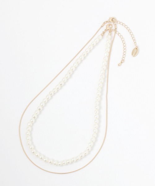 LEPSIM（レプシィム）の「【入卒式／セレモニー】アソートパールショートネック　213224（ネックレス・レディース・ホワイト/オフホワイト/ホワイト系その他・ONE SIZE）」の9枚目の写真