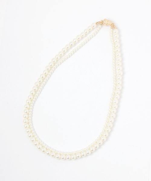 LEPSIM（レプシィム）の「【入卒式／セレモニー】アソートパールショートネック　213224（ネックレス・レディース・ホワイト/オフホワイト/ホワイト系その他・ONE SIZE）」の8枚目の写真