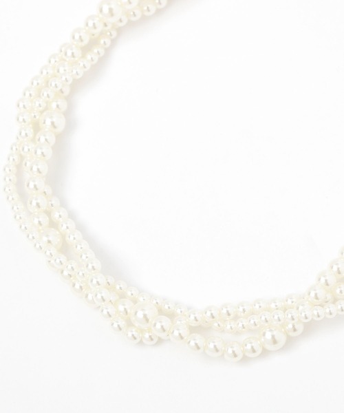 LEPSIM（レプシィム）の「【入卒式／セレモニー】アソートパールショートネック　213224（ネックレス・レディース・ホワイト/オフホワイト/ホワイト系その他・ONE SIZE）」の7枚目の写真