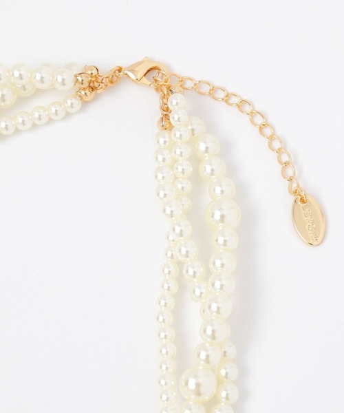 LEPSIM（レプシィム）の「【入卒式／セレモニー】アソートパールショートネック　213224（ネックレス・レディース・ホワイト/オフホワイト/ホワイト系その他・ONE SIZE）」の6枚目の写真