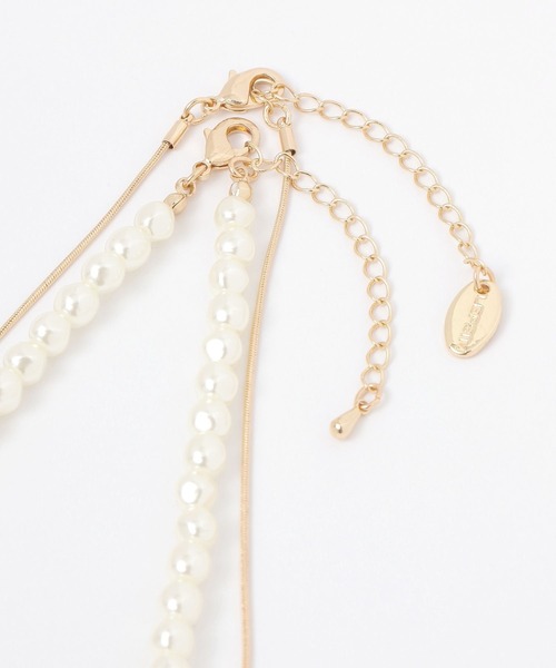 LEPSIM（レプシィム）の「【入卒式／セレモニー】アソートパールショートネック　213224（ネックレス・レディース・ホワイト/オフホワイト/ホワイト系その他・ONE SIZE）」の4枚目の写真