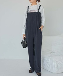 サスペンダー付ベアオールインワン