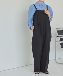 サスペンダー付ベアオールインワン