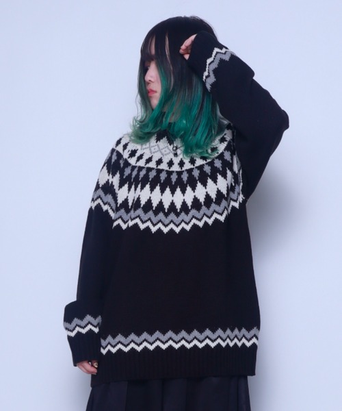 【BRIEFING×ZOZO CHAMPIONSHIP】3Dコラボニットセーター セール】WAFFLE SS KNIT（ニット/セーター）｜ICECREAM（アイス