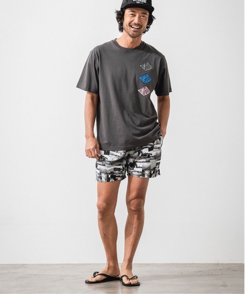 OFFSHORE(オフショア)の「OS DIAMOND TEE/ダイヤモンド柄ティ(Tシャツ/カットソー・メンズ・グレー/ブラック・M/L/XL/S)」の3枚目の写真