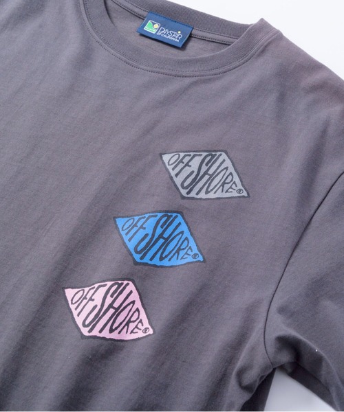 OFFSHORE(オフショア)の「OS DIAMOND TEE/ダイヤモンド柄ティ(Tシャツ/カットソー・メンズ・グレー/ブラック・M/L/XL/S)」の14枚目の写真