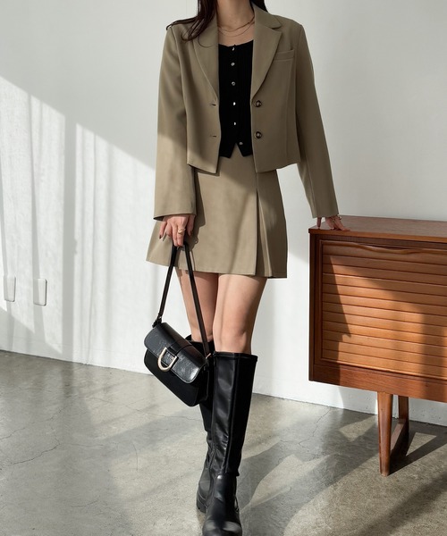 新品 JUNAROPÉ ダウンジャケットとスカート セット Sサイズ JUNOAH｜ジャケット+ミニスカートセットアップ | Rakuten