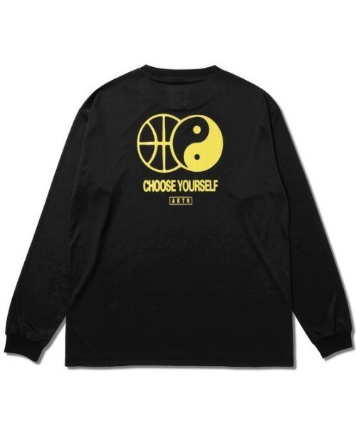AKTR（アクター）の「AKTR YIN-YANG L/S SPORTS TEE（アクター インヤン L/S スポーツティー）（Tシャツ/カットソー・メンズ・ブラック/グレー・MEDIUM/LARGE/X-LARGE/XX-LARGE）」の4枚目の写真