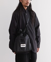 1/2HALF ナイロン 巾着 2way バッグ