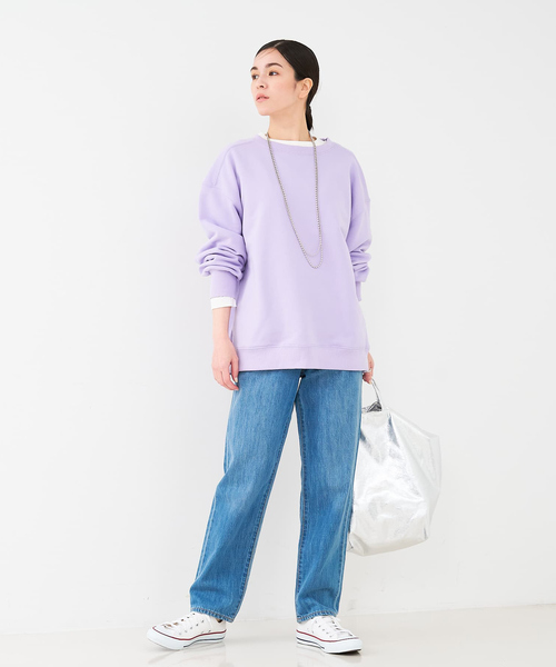 collex（コレックス）の「キレイイロスウェット（スウェット・レディース・グレイッシュブルー/ホワイト/パープル・フリー）」の18枚目の写真