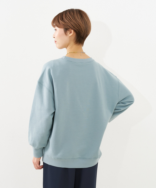 collex（コレックス）の「キレイイロスウェット（スウェット・レディース・グレイッシュブルー/ホワイト/パープル・フリー）」の5枚目の写真