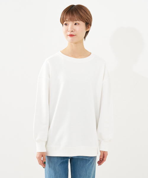 collex（コレックス）の「キレイイロスウェット（スウェット・レディース・グレイッシュブルー/ホワイト/パープル・フリー）」の6枚目の写真