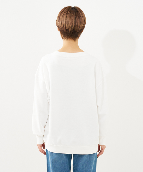 collex（コレックス）の「キレイイロスウェット（スウェット・レディース・グレイッシュブルー/ホワイト/パープル・フリー）」の8枚目の写真