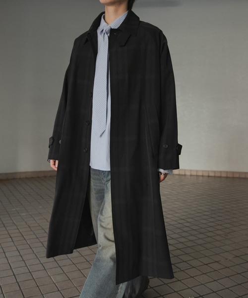 セール】『ユニセックス』バルマカーンロングコート（ステンカラー