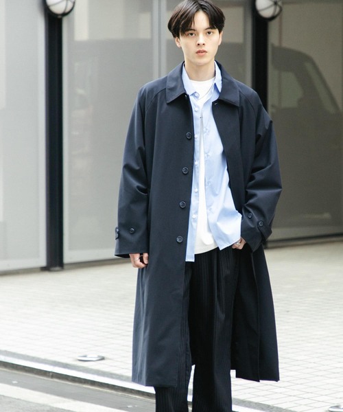 セール】『ユニセックス』バルマカーンロングコート（ステンカラー