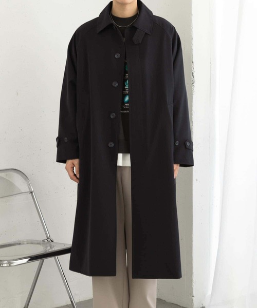 セール】『ユニセックス』バルマカーンロングコート（ステンカラー