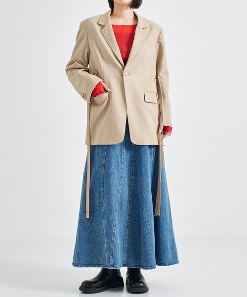 テーラードジャケット STUDIOUS - 2 button check tailored jacket STUDIOUS】T/Wチェック2Bジャケット（テーラードジャケット