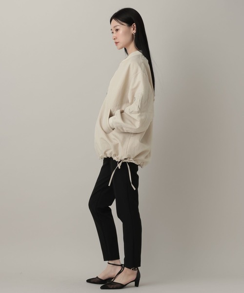 A part by（アパートバイ）の「【Sサイズ展開】サイドドロストMA-1（MA-1・レディース・グレー系その他4/ブラック/ライトベージュ/イエロー系その他/チャコールグレー・FREE/SMALL）」の16枚目の写真