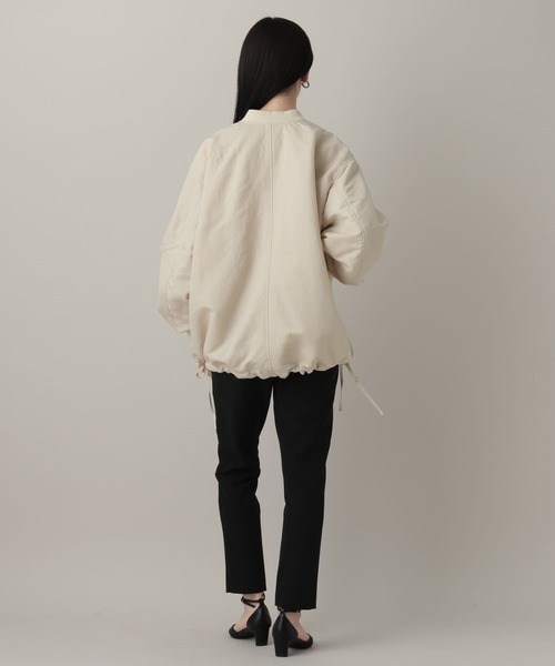 A part by（アパートバイ）の「【Sサイズ展開】サイドドロストMA-1（MA-1・レディース・グレー系その他4/ブラック/ライトベージュ/イエロー系その他/チャコールグレー・FREE/SMALL）」の17枚目の写真