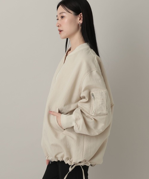 A part by（アパートバイ）の「【Sサイズ展開】サイドドロストMA-1（MA-1・レディース・グレー系その他4/ブラック/ライトベージュ/イエロー系その他/チャコールグレー・FREE/SMALL）」の20枚目の写真