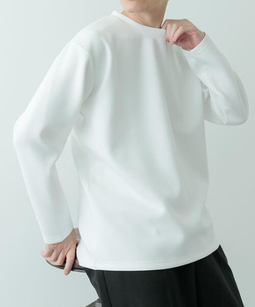 ITEMS URBANRESEARCH（アイテムズ アーバンリサーチ）の「ダンボール ロングスリーブ カットソー（Tシャツ/カットソー・メンズ・その他1/ホワイト/ブラック・MEDIUM/LARGE）」の6枚目の写真