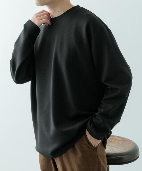 ITEMS URBANRESEARCH（アイテムズ アーバンリサーチ）の「ダンボール ロングスリーブ カットソー（Tシャツ/カットソー・メンズ・その他1/ホワイト/ブラック・MEDIUM/LARGE）」の19枚目の写真