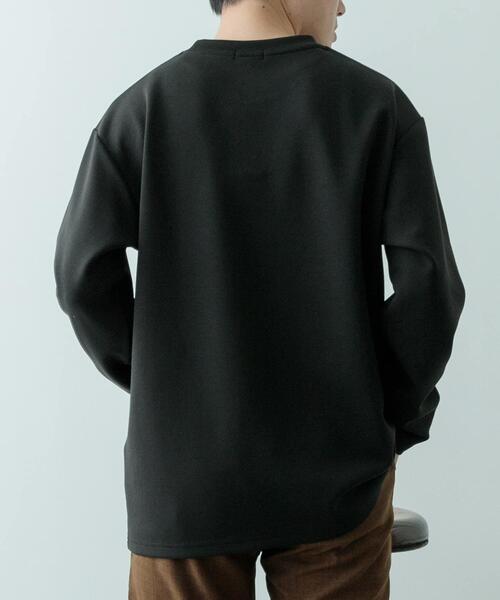 ITEMS URBANRESEARCH（アイテムズ アーバンリサーチ）の「ダンボール ロングスリーブ カットソー（Tシャツ/カットソー・メンズ・その他1/ホワイト/ブラック・MEDIUM/LARGE）」の20枚目の写真