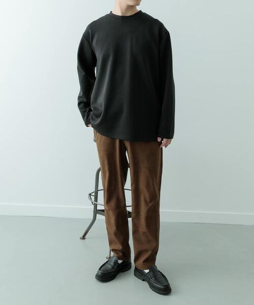 ITEMS URBANRESEARCH（アイテムズ アーバンリサーチ）の「ダンボール ロングスリーブ カットソー（Tシャツ/カットソー・メンズ・その他1/ホワイト/ブラック・MEDIUM/LARGE）」の21枚目の写真