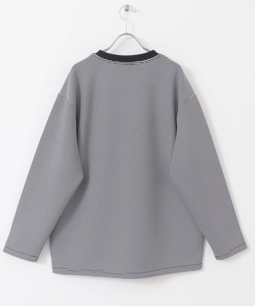 ITEMS URBANRESEARCH（アイテムズ アーバンリサーチ）の「ダンボール ロングスリーブ カットソー（Tシャツ/カットソー・メンズ・その他1/ホワイト/ブラック・MEDIUM/LARGE）」の11枚目の写真