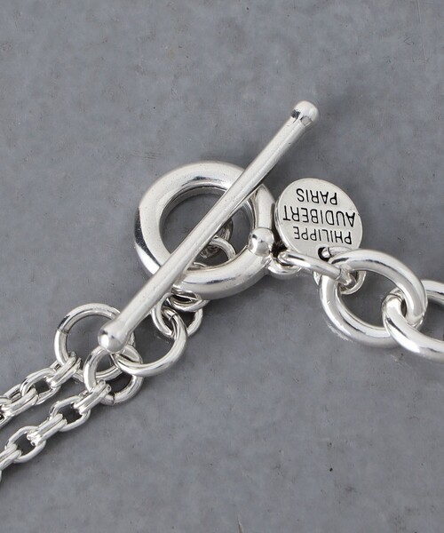 PHILIPPE AUDIBERT（フィリップ オーディベール）の「【別注】＜PHILIPPE AUDIBERT＞JISS CHN&F/PL ネックレス（ネックレス・レディース・シルバー・FREE）」の5枚目の写真