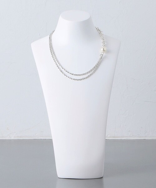 PHILIPPE AUDIBERT（フィリップ オーディベール）の「【別注】＜PHILIPPE AUDIBERT＞JISS CHN&F/PL ネックレス（ネックレス・レディース・シルバー・FREE）」の7枚目の写真