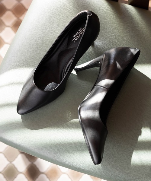 ROCKPORT(ロックポート)の「【WOMEN】ジュリエット ポインティ トゥ ヒール パンプス(パンプス・レディース・ブラック・25.0cm/24.5cm/24.0cm/23.5cm/23.0cm/22.5cm/22.0cm)」の1枚目の写真