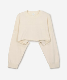 ORCIVAL | コットンシルク ショート丈ニットプルオーバー WOMEN