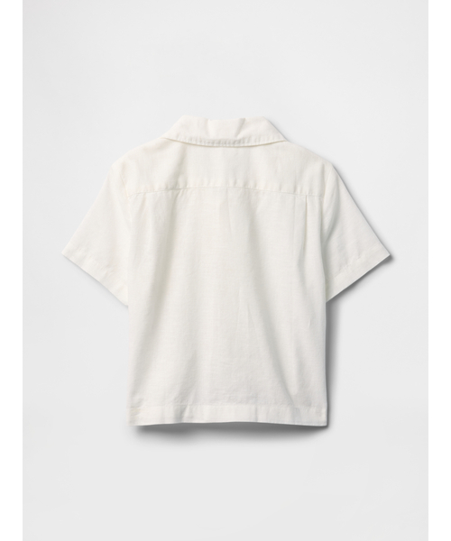 GAP（ギャップ）の「コットンリネン カバナシャツ (幼児・ベビー)（シャツ/ブラウス・キッズ・ピンク/ホワイト/ネイビー/ブルー・80ｃｍ/90cm/95cm/100cm/105cm/110cm/70cm）」の10枚目の写真