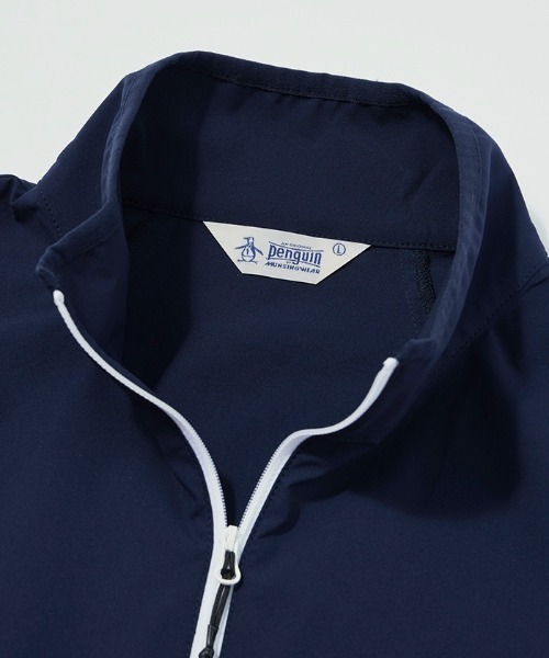 penguin BY MUNSINGWEAR（ペンギン バイ マンシングウェア）の「Hhalf Zip GOLF TEAM Jacket（その他アウター・メンズ・ネイビー/ホワイト・M/L/XL）」の7枚目の写真