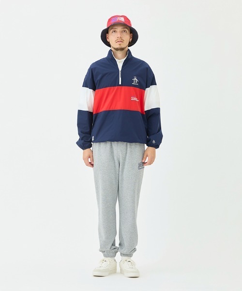 penguin BY MUNSINGWEAR（ペンギン バイ マンシングウェア）の「Hhalf Zip GOLF TEAM Jacket（その他アウター・メンズ・ネイビー/ホワイト・M/L/XL）」の15枚目の写真