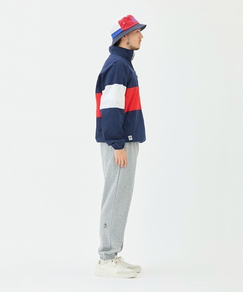 penguin BY MUNSINGWEAR（ペンギン バイ マンシングウェア）の「Hhalf Zip GOLF TEAM Jacket（その他アウター・メンズ・ネイビー/ホワイト・M/L/XL）」の18枚目の写真
