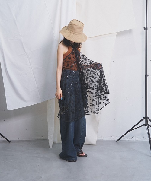 MIDVEIN（ミッドヴェイン）の「KIRAKIRA PAREO SK（スカート・レディース・ベージュ/ホワイト/ブラック・FREE）」の14枚目の写真