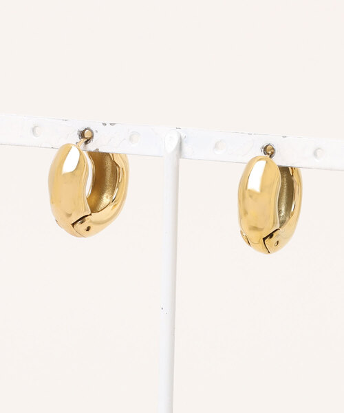 ieLS（イエルズ）の「金属アレルギー対応「ieLS」ステンレス ボリュームフープピアス（ピアス（両耳用）・レディース・シルバー/ゴールド・ONE SIZE）」の10枚目の写真