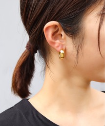 金属アレルギー対応「ieLS」ステンレス ボリュームフープピアス