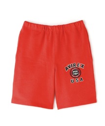AVIREX（アヴィレックス）の「《KIDS / キッズ》 VARSITY LOGO SHORTS / バーシティ ロゴ ショーツ / AVIREX / アヴィレックス（その他パンツ）」